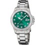 Festina Boyfriend zegarek damski na bransolecie wodoszczelny zielony 20503/7