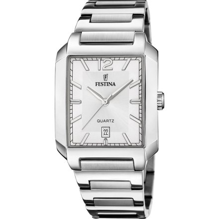 Festina Classic On the Square zegarek męski na bransolecie prostokątny 20677/2