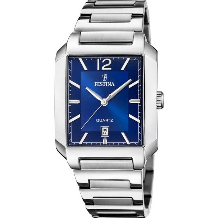 Festina Classic On the Square zegarek męski na bransolecie prostokątny 20677/3