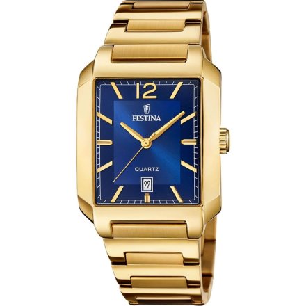 Festina Classic On the Square zegarek męski na bransolecie prostokątny 20678/3