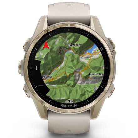 Zegarek Garmin Fenix 8 43mm AMOLED Sapphire złoty beżowy 010-02903-11