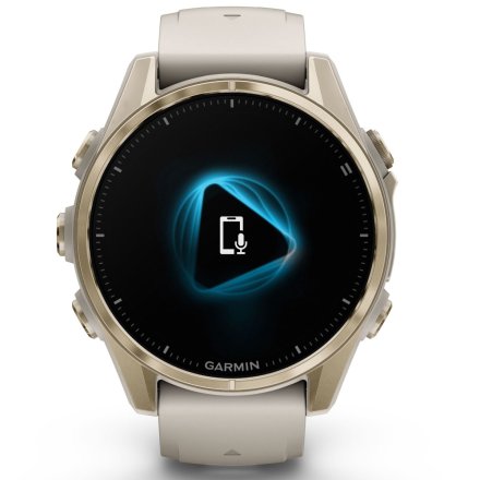 Zegarek Garmin Fenix 8 43mm AMOLED Sapphire złoty beżowy 010-02903-11