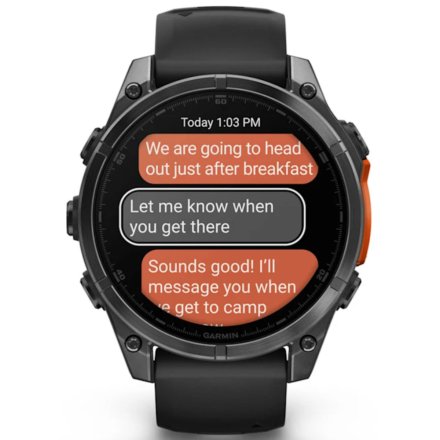 Zegarek Garmin Fenix 8 47mm AMOLED czarny 010-02904-00 + PUDEŁKO NA PREZENT!