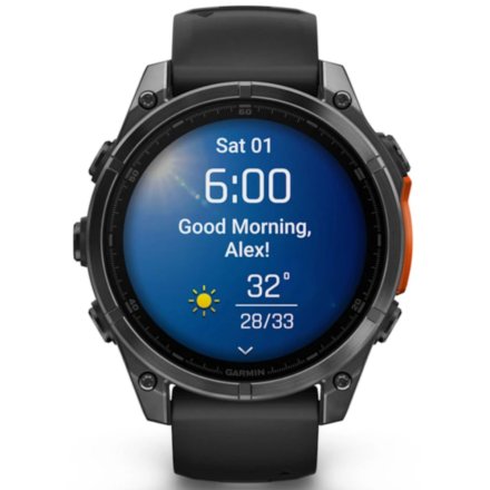 Zegarek Garmin Fenix 8 47mm AMOLED czarny 010-02904-00 + PUDEŁKO NA PREZENT!