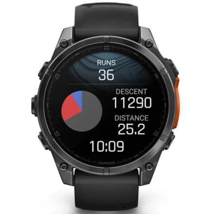Zegarek Garmin Fenix 8 47mm AMOLED czarny 010-02904-00 + PUDEŁKO NA PREZENT!