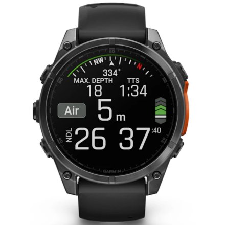 Zegarek Garmin Fenix 8 47mm AMOLED czarny 010-02904-00 + PUDEŁKO NA PREZENT!