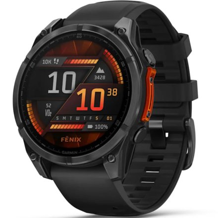 Zegarek Garmin Fenix 8 47mm AMOLED czarny 010-02904-00 + PUDEŁKO NA PREZENT!