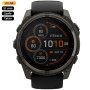 Zegarek Garmin Fenix 8 51mm Solar Sapphire Tytan czarny 010-02907-11