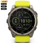 Zegarek Garmin Fenix 8 51mm Solar Sapphire Tytan żółty 010-02907-21