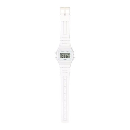 Casio Sport zegarek biały z wyświetlaczem F-91WB-7AEF
