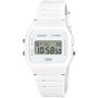 Casio Sport zegarek biały z wyświetlaczem F-91WB-7AEF