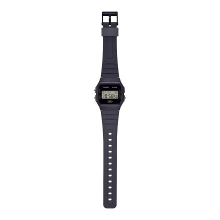 Casio Sport zegarek grafitowy z wyświetlaczem F-91WB-8AEF