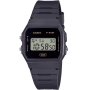 Casio Sport zegarek grafitowy z wyświetlaczem F-91WB-8AEF