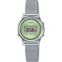 Casio Vintage zegarek w stylu retro z zieloną tarczą LA700WEM-3AEF