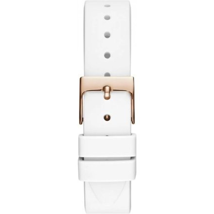 Guess Pearl zegarek damski różowozłoty biały z perłami GW0381L3