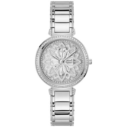 Guess Lily zegarek damski srebrny na bransolecie GW0528L1