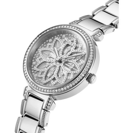 Guess Lily zegarek damski srebrny na bransolecie GW0528L1