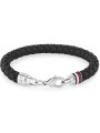 Tommy Hilfiger bransoletka męska skórzana czarna 2790545