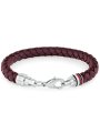 Tommy Hilfiger bransoletka męska skórzana burgundowa 2790547