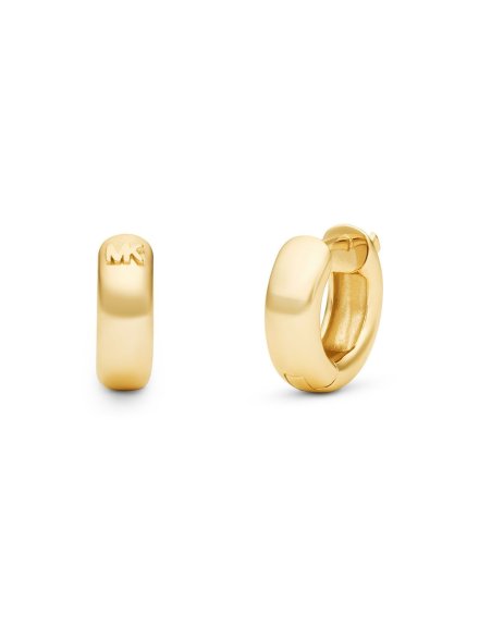 Michael Kors Premium kolczyki damskie złote kółka grube 13 mm MKC1599AA710