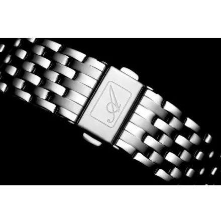 Adriatica zegarek męski dwukolorowy z czarną tarczą i datownikiem A1025.2166Q