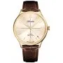 Adriatica Super de Luxe zegarek męski mechaniczny retro złoty brązowy A1230.1261MXL