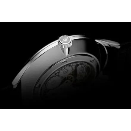 Adriatica Super de Luxe zegarek męski mechaniczny retro czarno-srebrny A1230.5264MXL