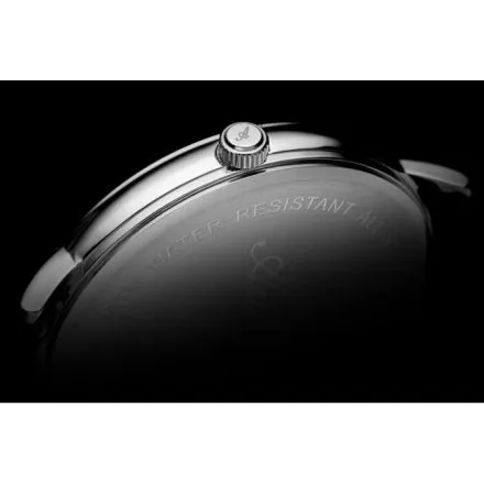 Adriatica zegarek męski na czarnym pasku z srebrną tarczą i datownikiem A1283.5223Q