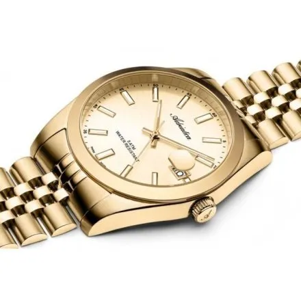 Adriatica elegancki męski złoty z datownikiem A1299.1111Q