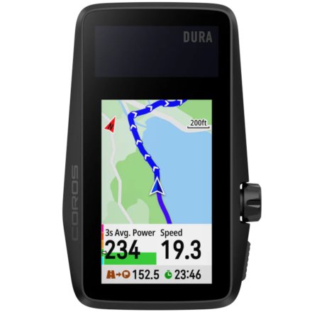 Czarny licznik rowerowy Coros Dura BDURA-BLK