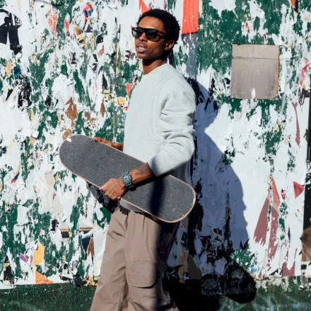 Casio G-SHOCK zegarek niebieski ze wskazówkami GA-010-2AER