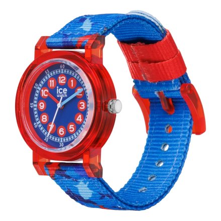 Ice-watch Learning S niebieski rekiny zegarek chłopięcy z cyferkami do nauki 023296