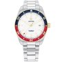 Tommy Hilfiger TH85 Automatic zegarek męski srebrny na bransolecie 1710551