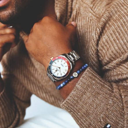 Tommy Hilfiger TH85 Automatic zegarek męski srebrny na bransolecie 1710551