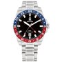 Tommy Hilfiger TH85 GMT zegarek męski czarny na bransolecie 1792131