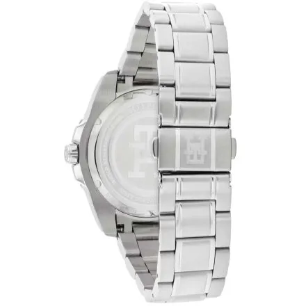Tommy Hilfiger TH85 GMT zegarek męski czarny na bransolecie 1792131