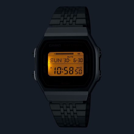 Casio Vintage Bluetooth zegarek retro z krokomierzem srebrny ABL-100WE-1AEF