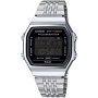Casio Vintage Bluetooth zegarek retro z krokomierzem srebrny ciemny ABL-100WE-1BEF