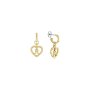 Tommy Hilfiger Monogram Hearts kolczyki damskie złote 2780924