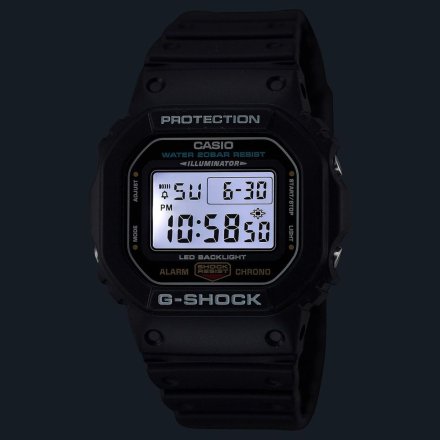 Casio G-SHOCK zegarek prostokątny czarny DW-5600UE-1ER