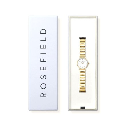 Rosefield Small Edit zegarek damski złoty z perłową tarczą SEWGSG-SE02