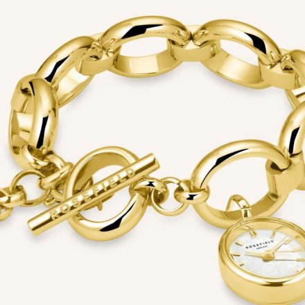 Rosefield Oval Charm zegarek zawieszka na bransoletce złoty SWGSG-OV13