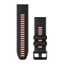 Czarno-czerwony pasek 26 mm do Garmin Fenix 8 51 / Enduro / Epix Pro/ Instinct 2X 010-13281-06