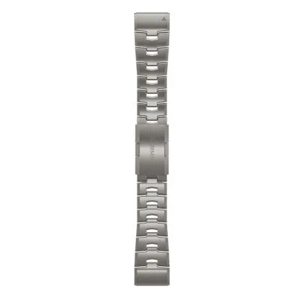 Tytanowa srebrna bransoleta 26 mm do Garmin Fenix 8 51 / Enduro / Epix Pro / Instinct 2X 010-12864-08