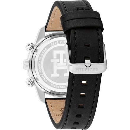 Tommy Hilfiger TH85 zegarek męski na czarnym pasku z chronografem 1792162