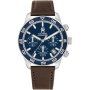 Tommy Hilfiger TH85 zegarek męski na brązowym pasku z chronografem 1792163