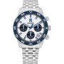 Tommy Hilfiger TH85 zegarek męski srebrny z granatowym pierścieniem 1792157
