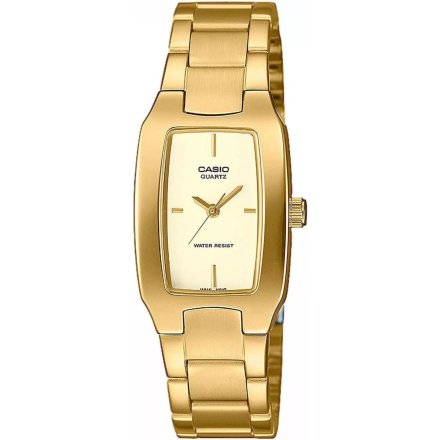 Casio Classic złoty zegarek damski na bransoletce LTP-1165PN-9CEF