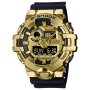 Casio G-SHOCK zegarek złoty z czarnym paskiem GM-700G-9AER