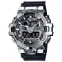 Casio G-SHOCK zegarek srebrny z czarnym paskiem GM-700-1AER